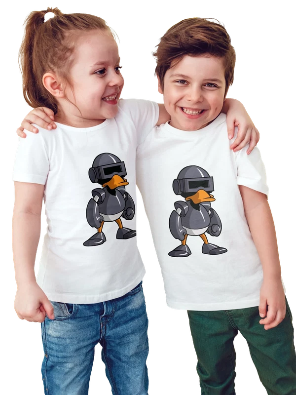 Футболка РобоДак Утиные истории DuckTales — Белая, фото 1