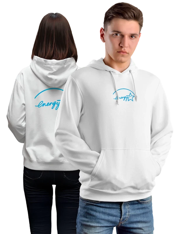 Худи Energy Star — Белая, фото 1