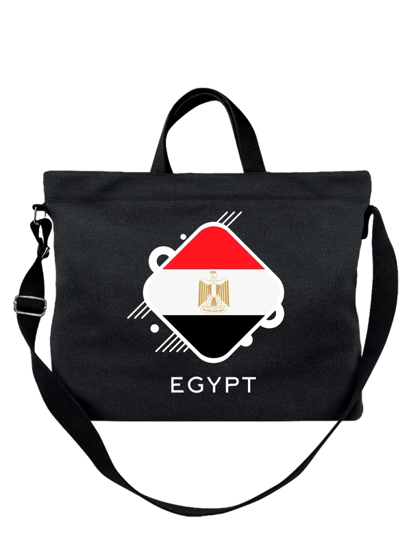 Сумка флаг Египта Egypt — Чёрная, фото 1