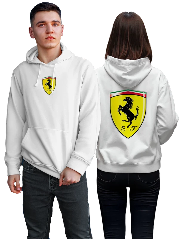 Худи Ferrari — Белая, фото 1