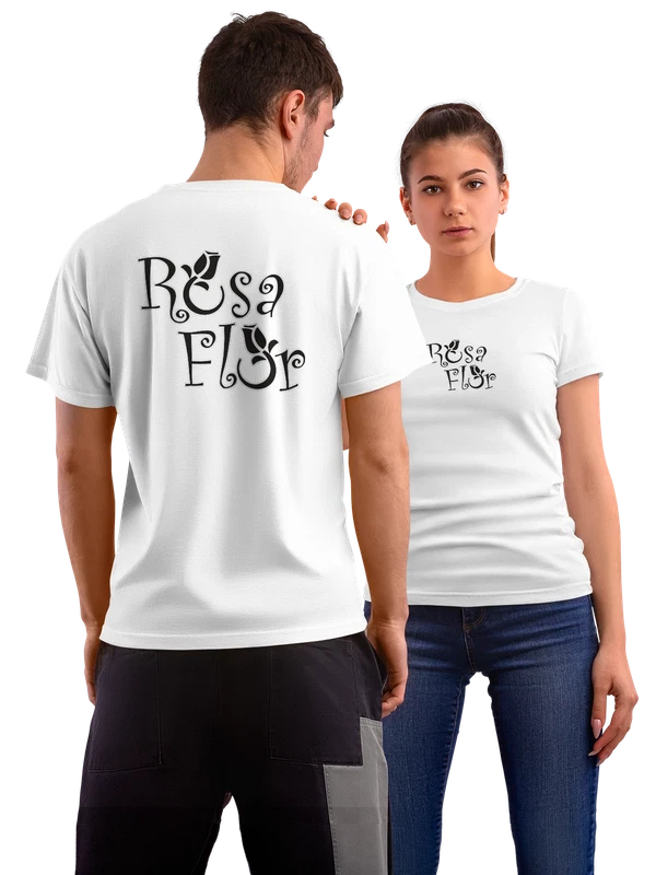 Футболка Rosa Flor — Белая, фото 1
