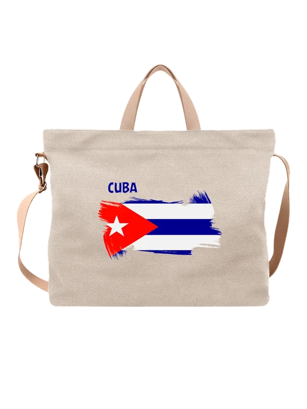 Сумка флаг Кубы Cuba — Белая, фото 1