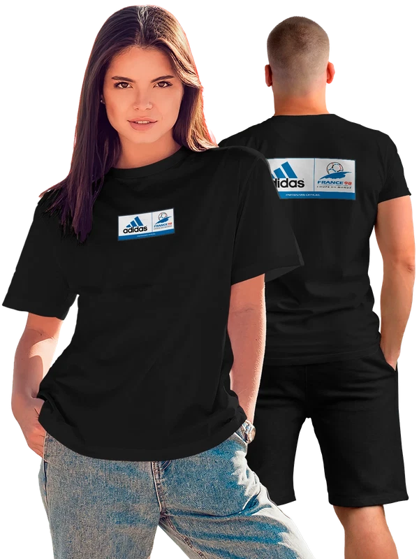 Футболка Adidas — Чёрная, фото 1