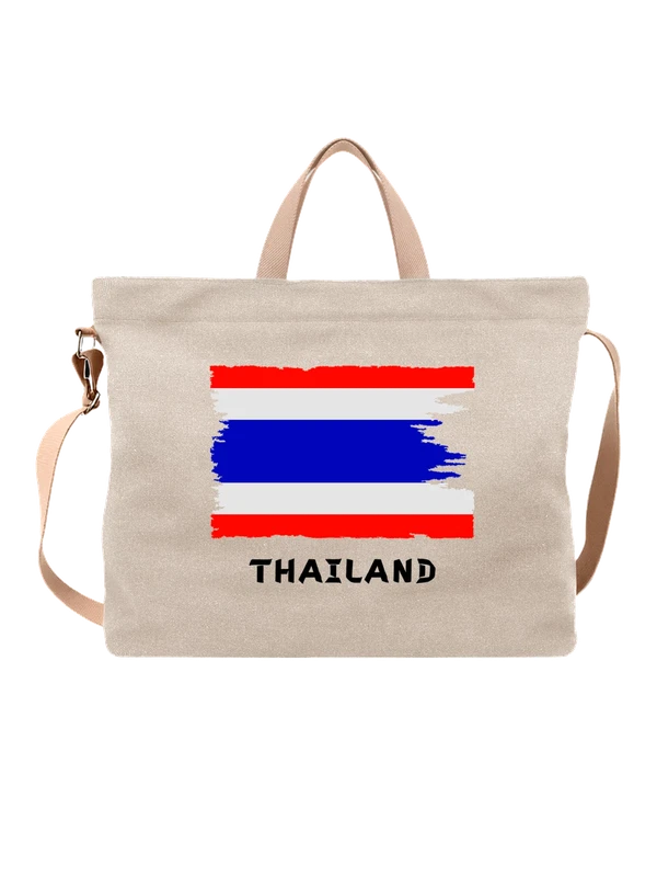 Сумка с флагом Таиланда Thailand — Белая, фото 1