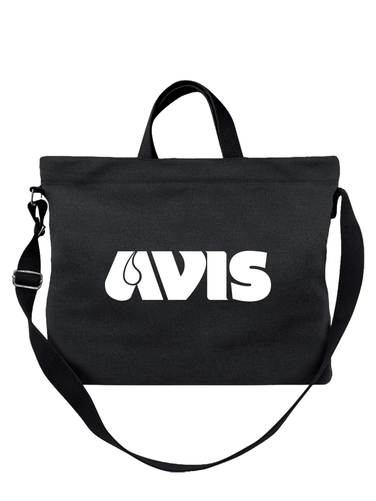 Сумка Avis чёрная с принтом — автомобильная тематика — Чёрная, фото 1