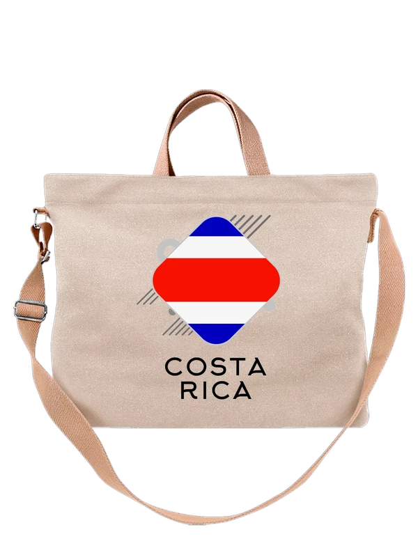 Сумка флаг Коста Рики Costa Rica — Белая, фото 1