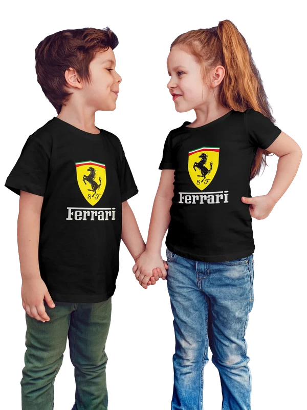 Футболка Ferrari — Чёрная, фото 1