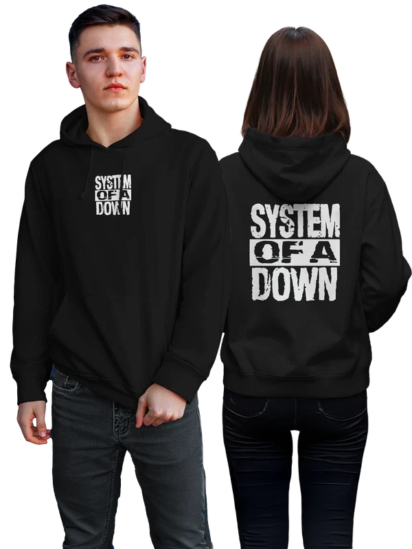 Худи System Of A Down логотип — Чёрная, фото 1