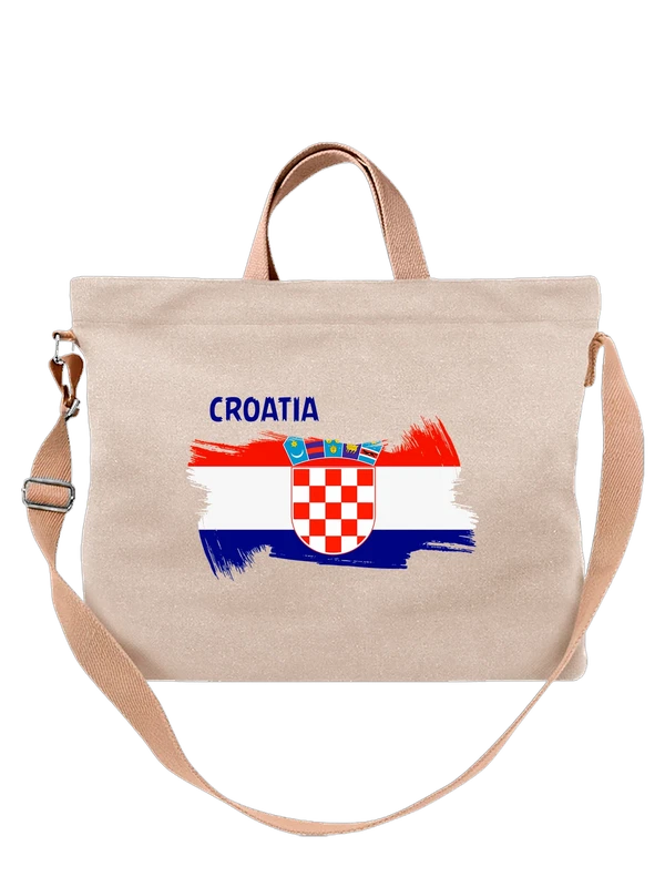Сумка флаг Хорватии Croatia — Белая, фото 1