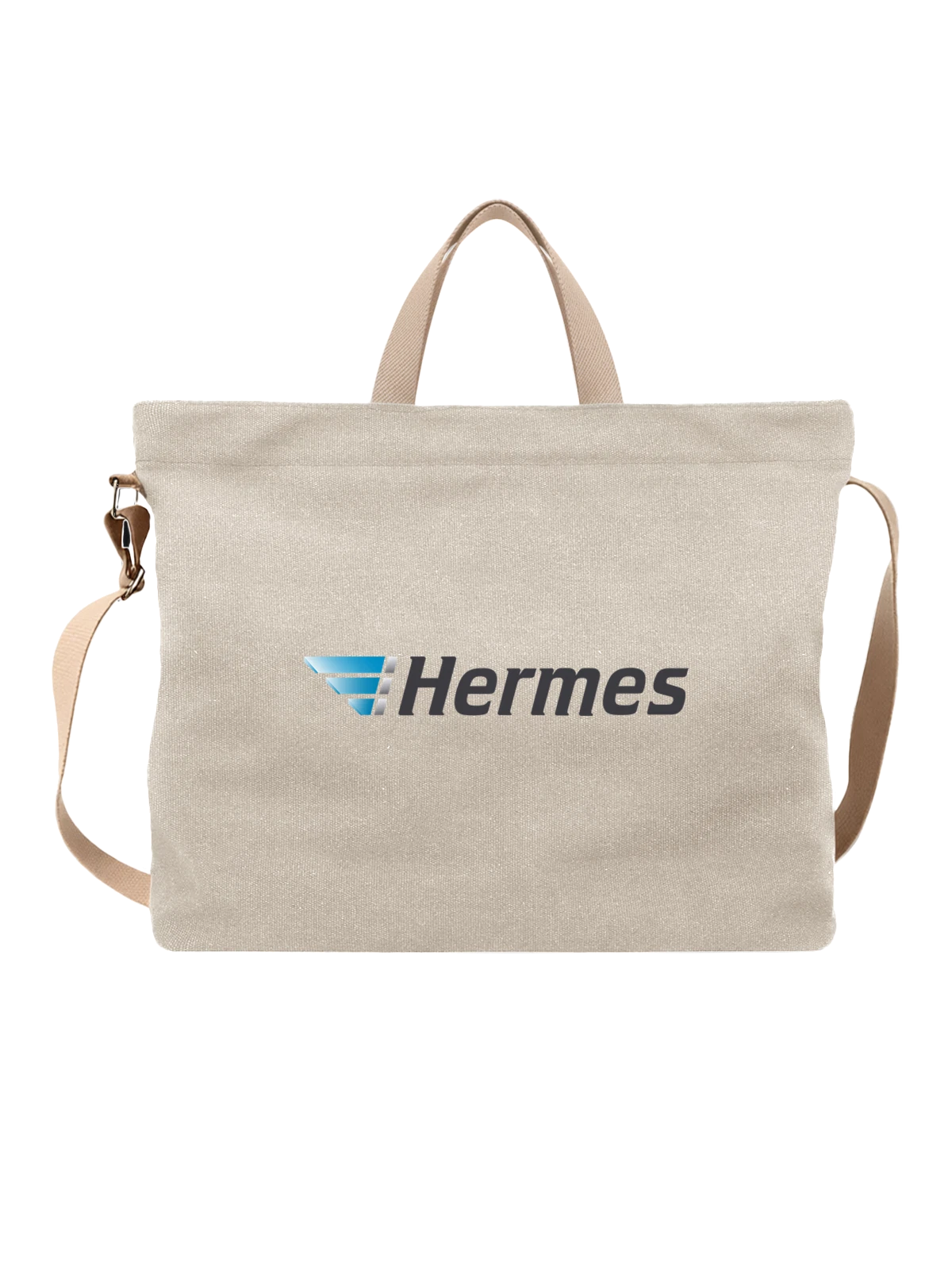 Сумка Hermes белая с принтом — технологичная графика — Белая, фото 1