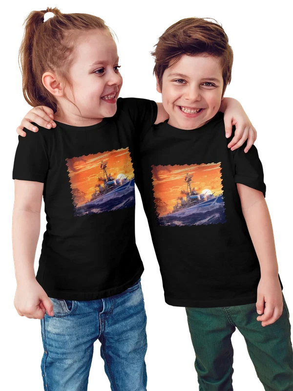 Футболка Игра World of Warships Legends 2024 — Чёрная, фото 1