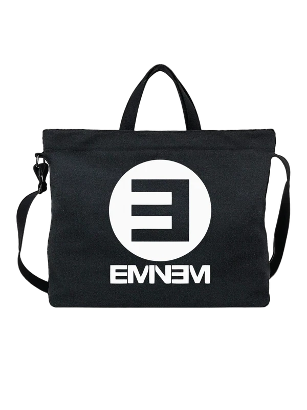 Сумка Eminem Эминем логотип — Чёрная, фото 1
