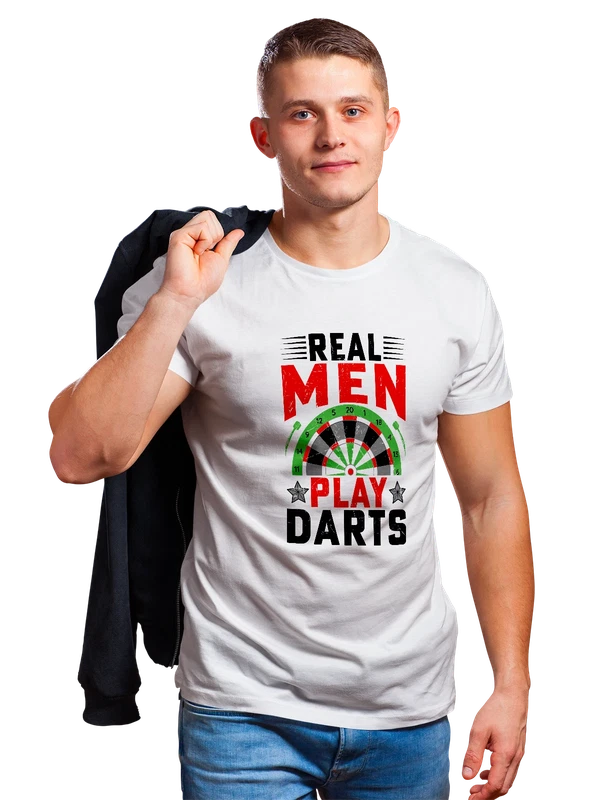 Футболка дартс play darts — Белая, фото 1