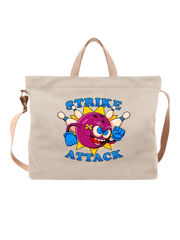 Сумка боулинг strike attack — Белая, фото 1