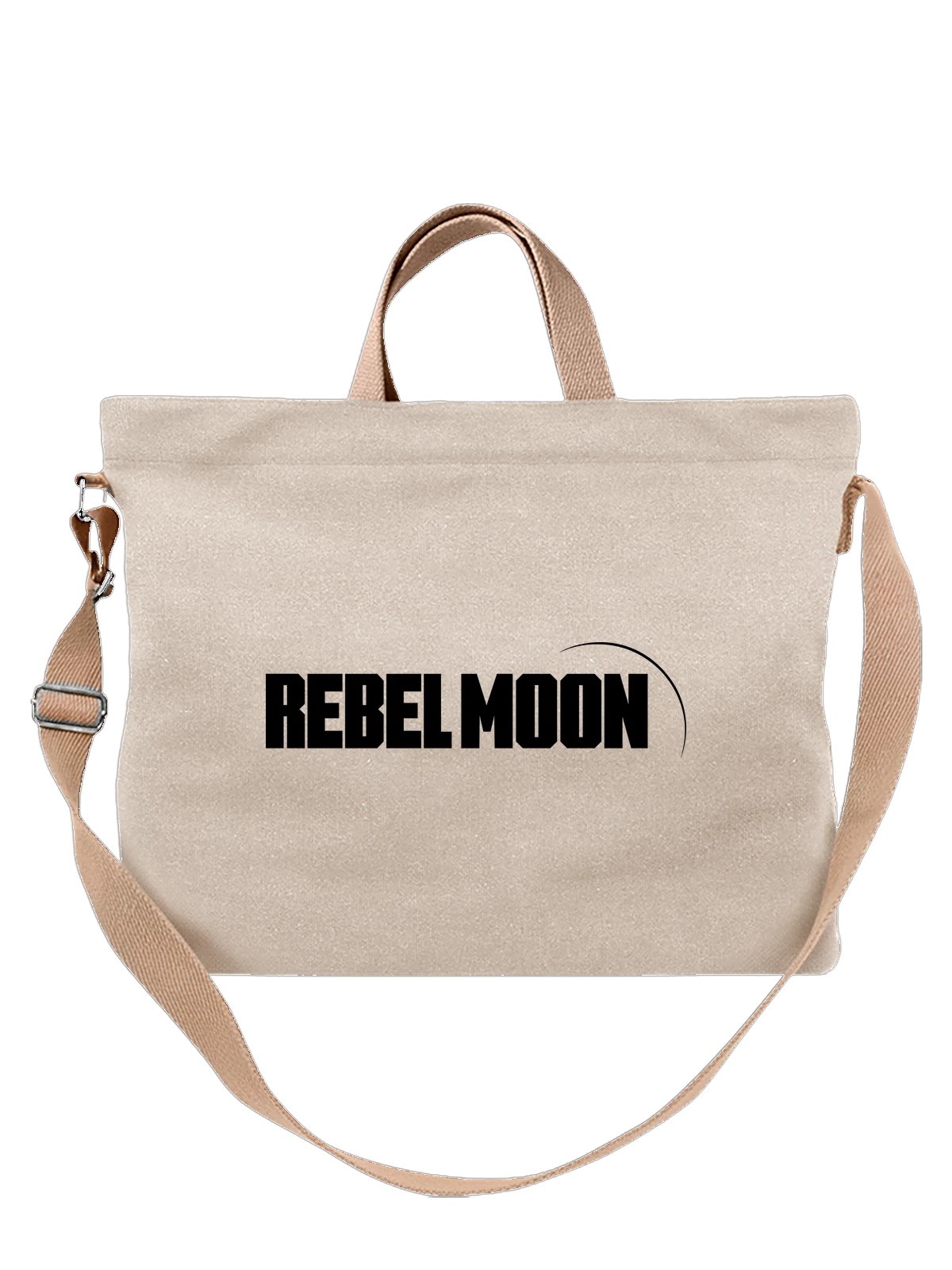 Сумка Rebel Moon белая с принтом — современная айдентика — Белая, фото 1