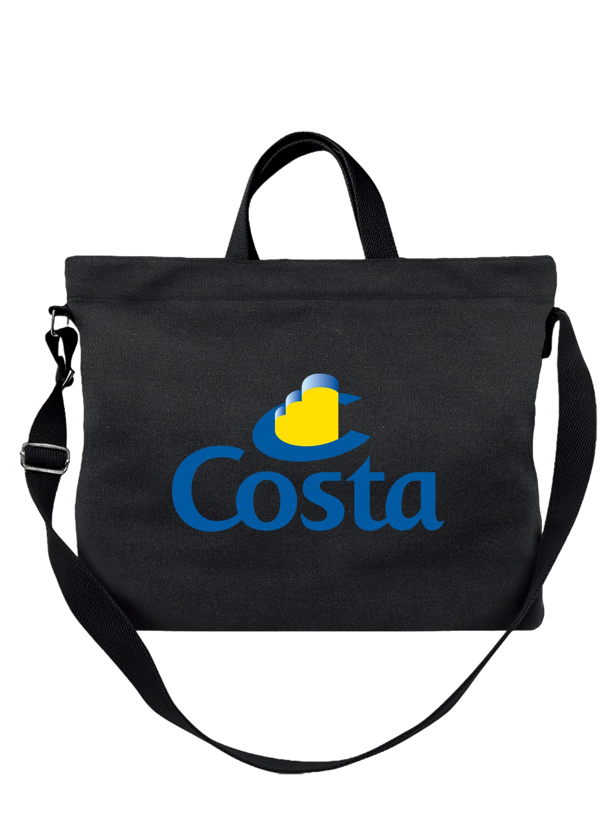 Сумка Costa чёрная с принтом — Средиземное море — Чёрная, фото 1