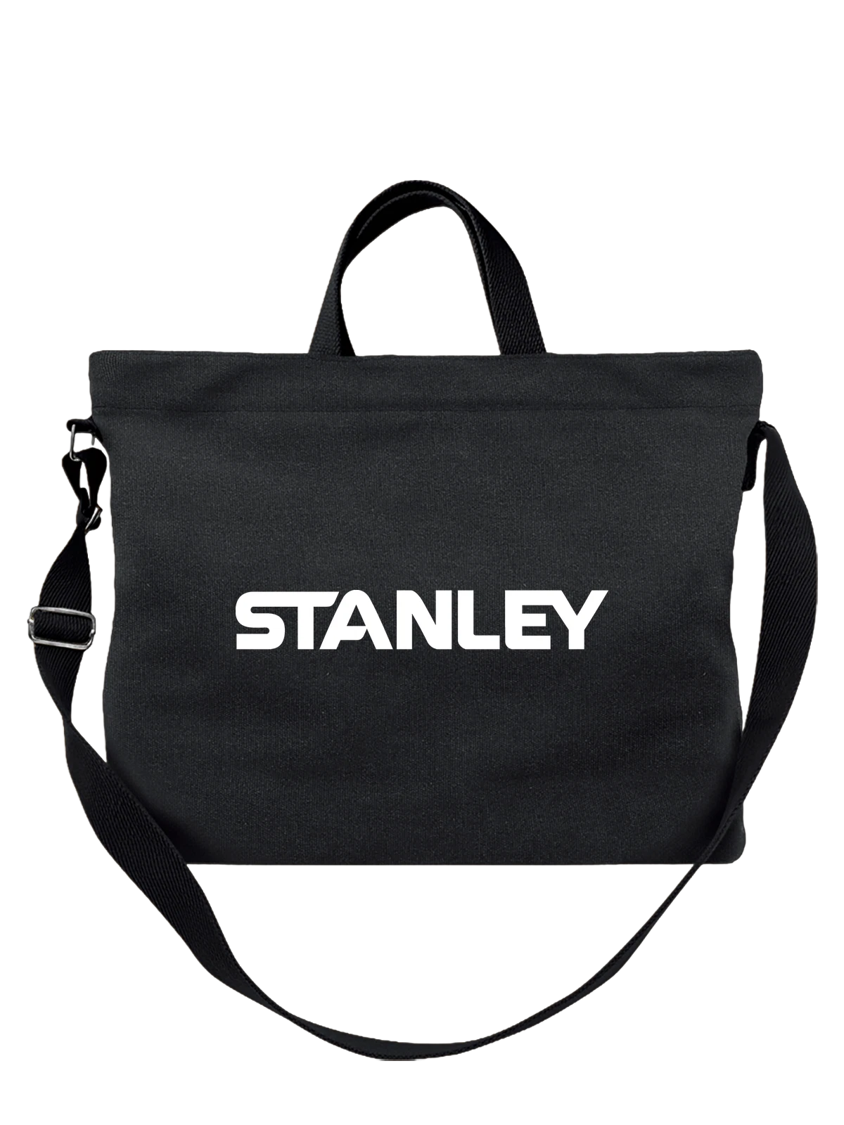 Сумка Stanley чёрная с принтом — современная айдентика — Чёрная, фото 1