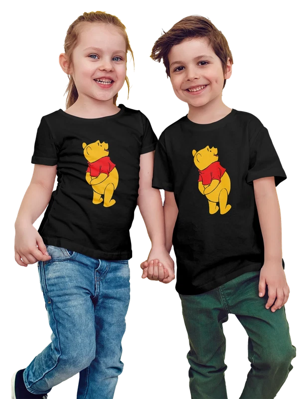 Футболка Winnie the Pooh — Чёрная, фото 1