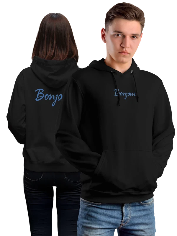 Худи Bonjour — Чёрная, фото 1