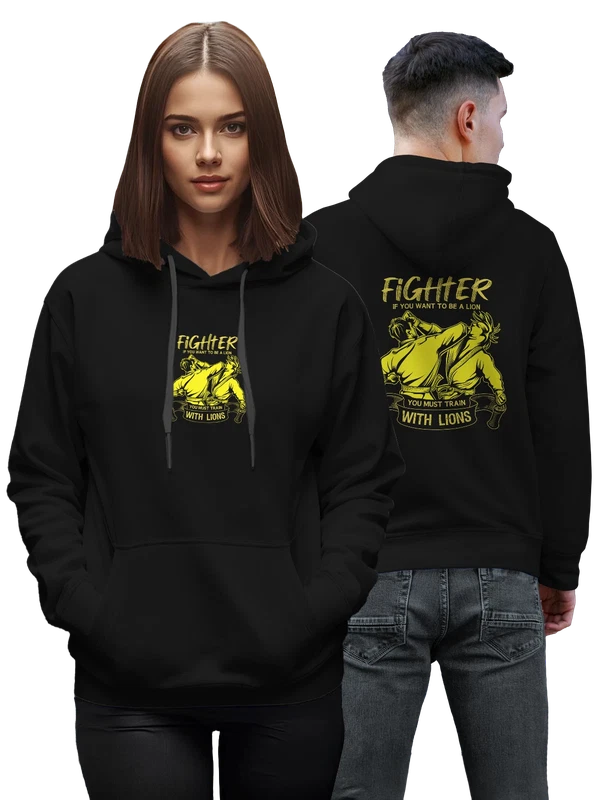 Худи карате fighter — Чёрная, фото 1