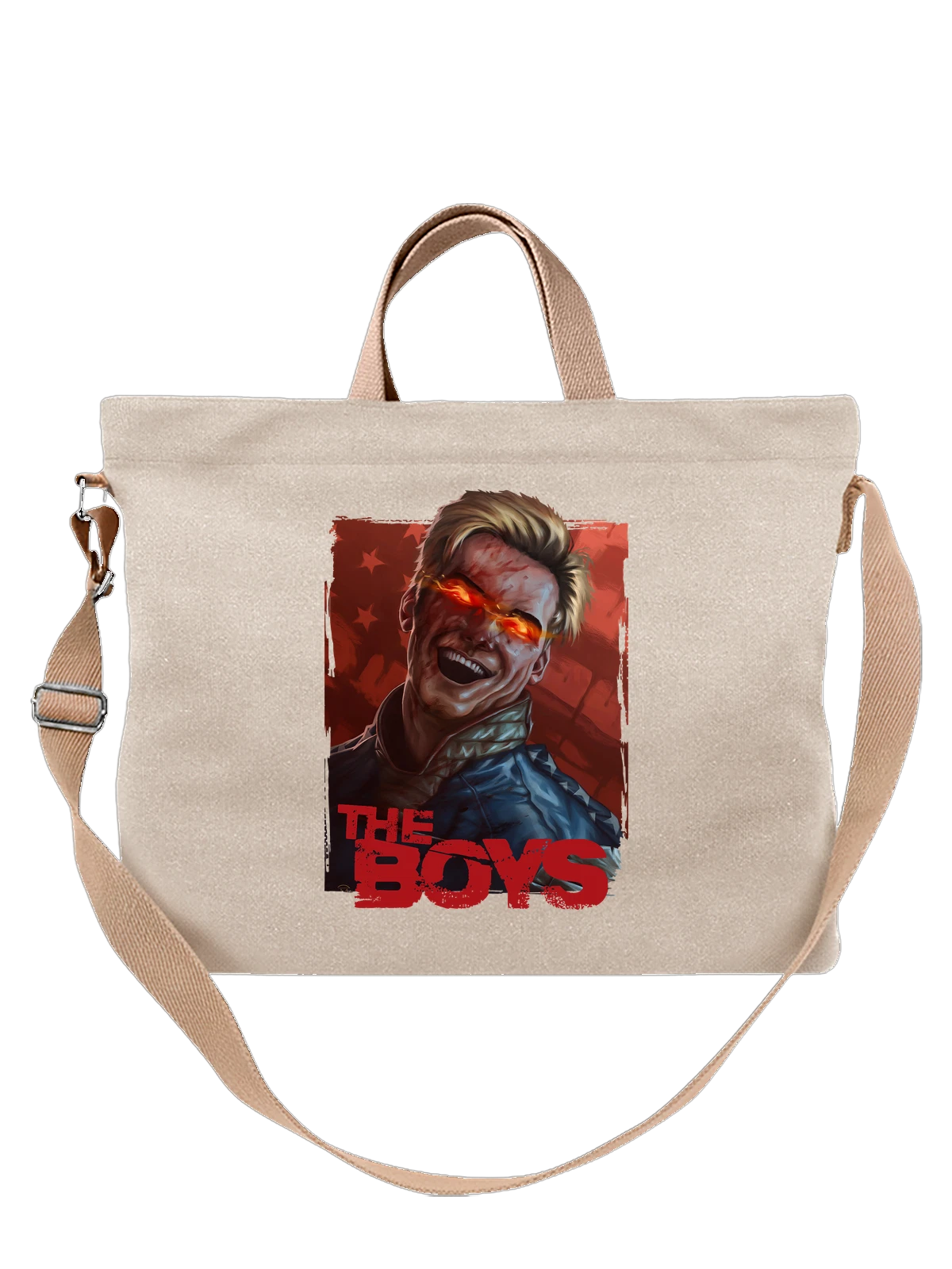 Сумка Пацаны the Boys Хоумлендер белая с принтом — футболка подростку — Белая, фото 1