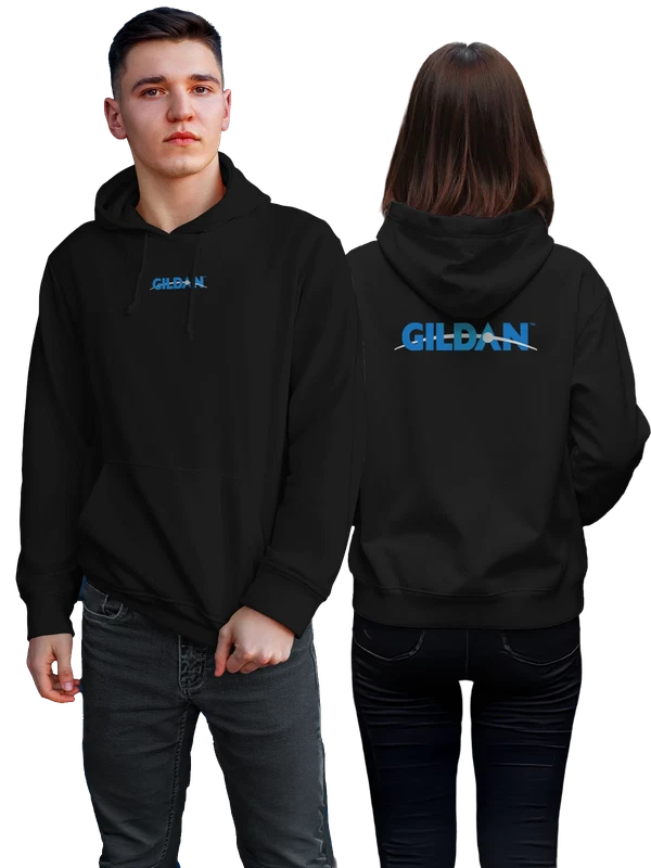 Худи Gildan — Чёрная, фото 1