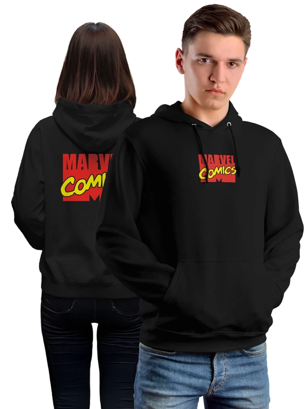 Худи Marvel — Чёрная, фото 1
