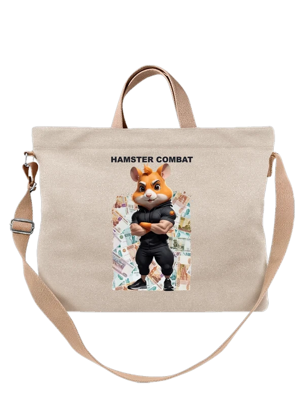 Сумка Hamster Kombat — Белая, фото 1