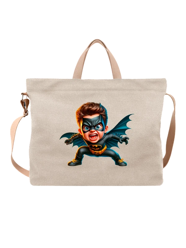 Сумка мальчик Бэтмен Batman — Белая, фото 1