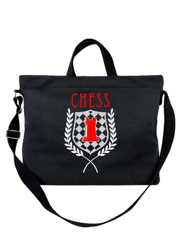 Сумка шахматы chess — Чёрная, фото 1