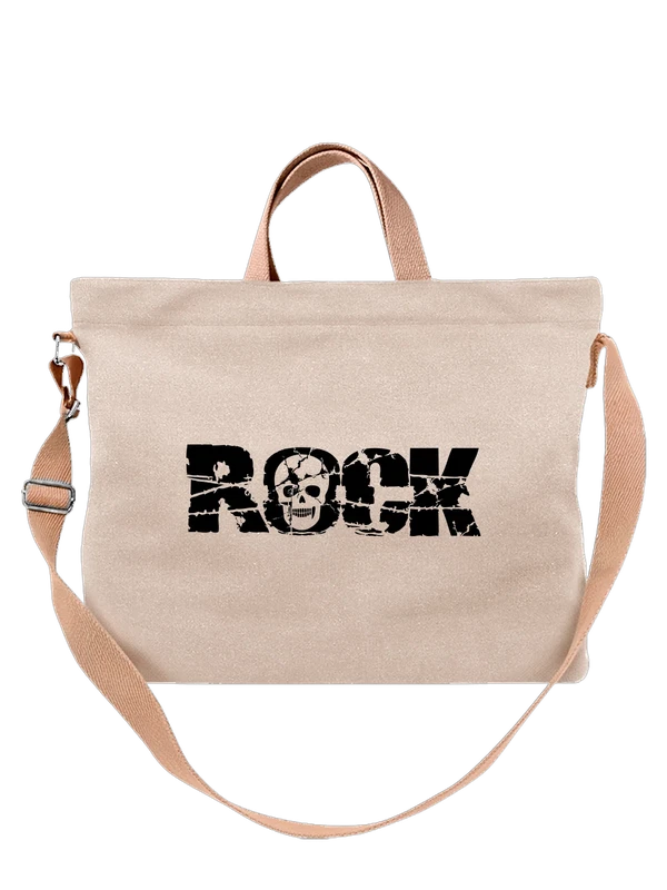 Сумка череп rock — Белая, фото 1