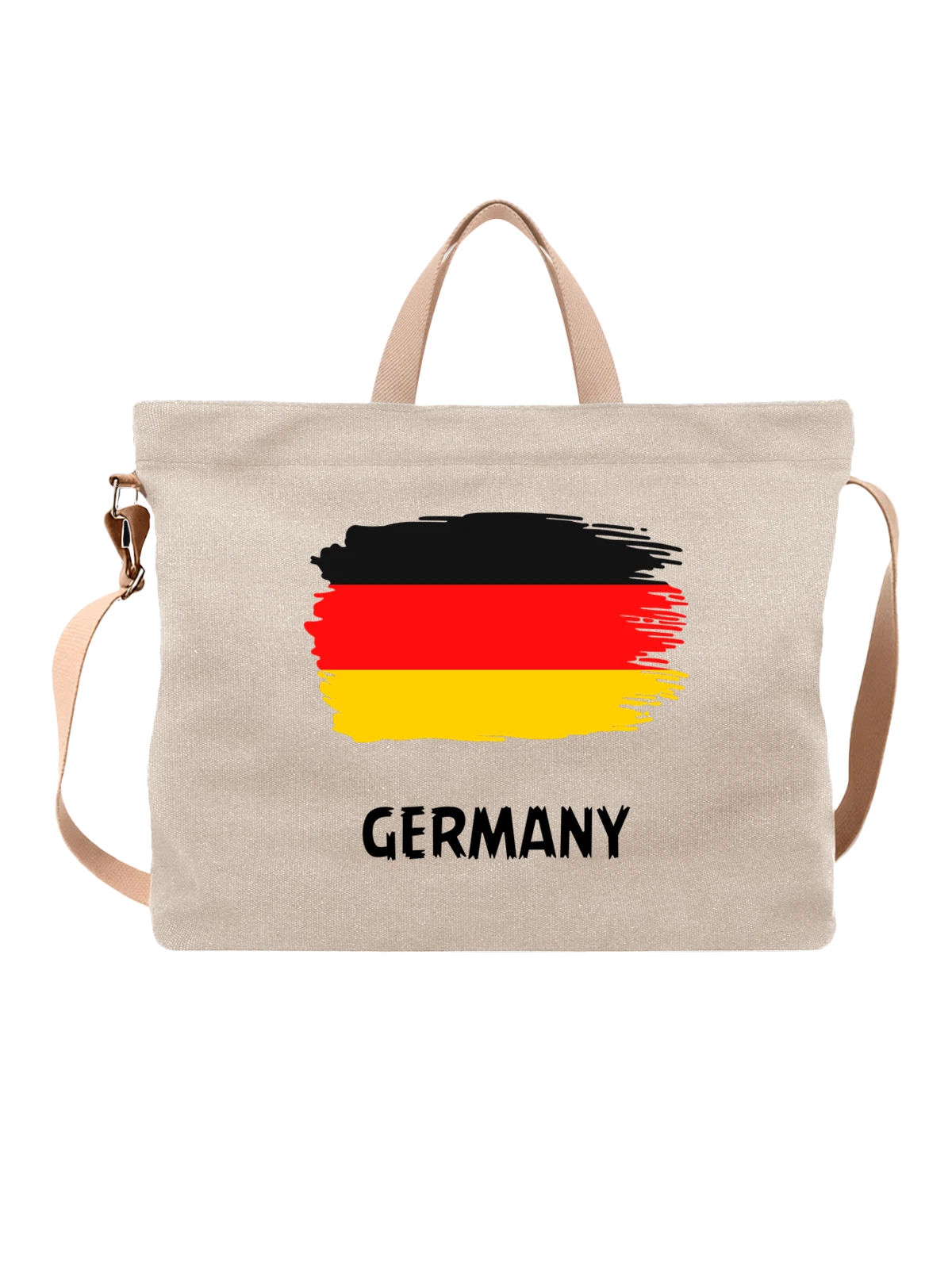 Сумка с флагом Германия Germany белая с принтом — национальная символика — Белая, фото 1