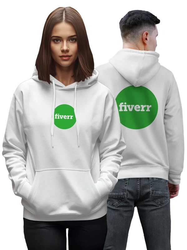 Худи Fiverr — Белая, фото 1