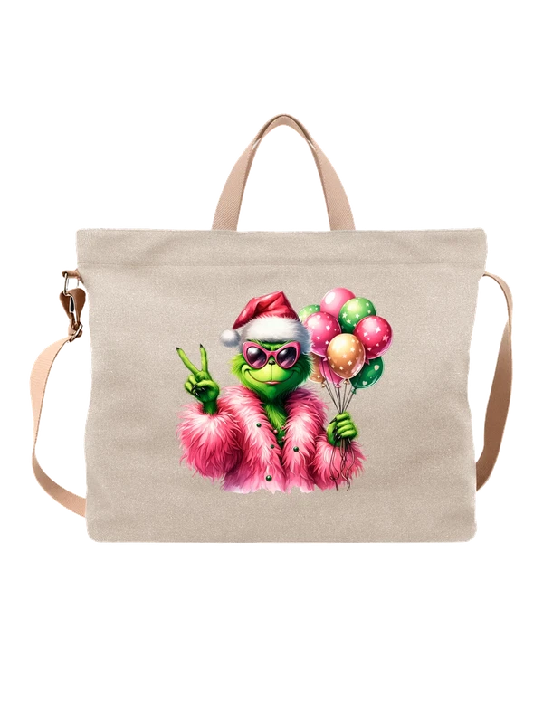 Сумка Гринч Grinch на Новый год — Белая, фото 1