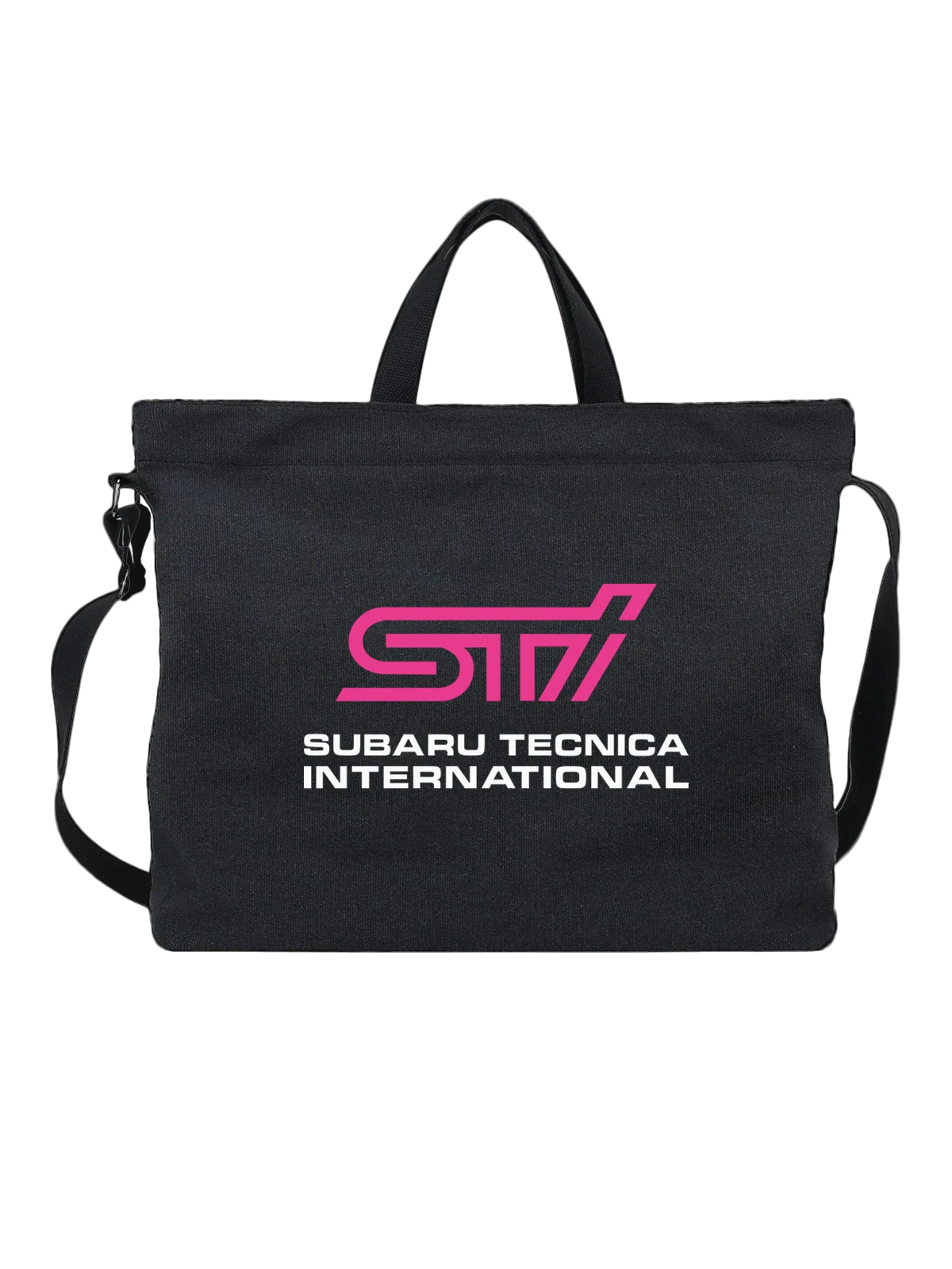 Сумка Subaru чёрная с принтом — ралли и тюнинг — Чёрная, фото 1