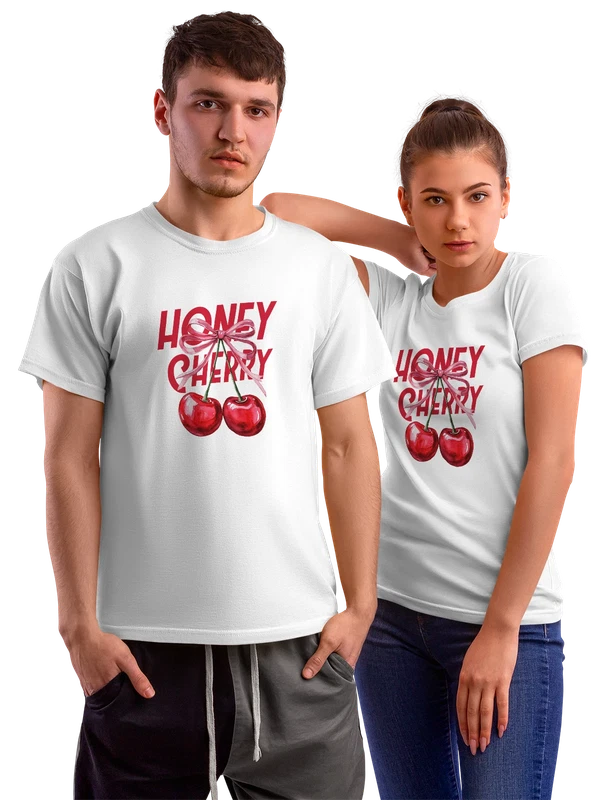 Футболка вишня honey cherry — Белая, фото 1