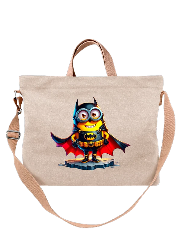 Сумка с Миньоном Minion Бэтменом Batman — Белая, фото 1