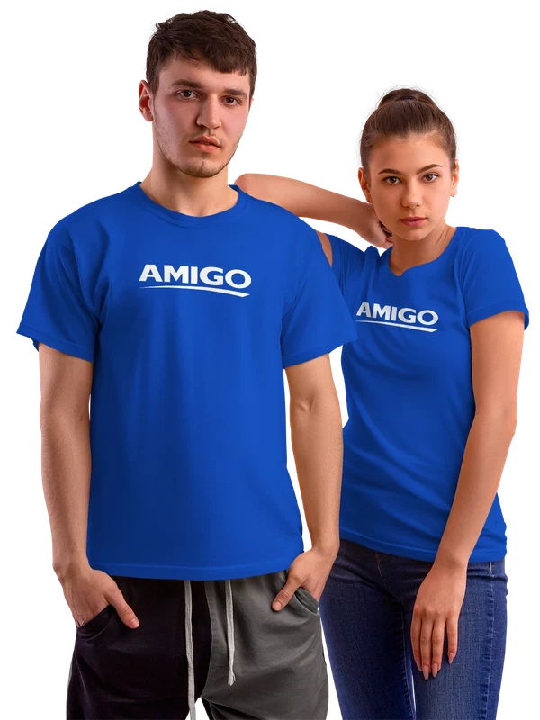 Футболка Amigo — Синяя, фото 1