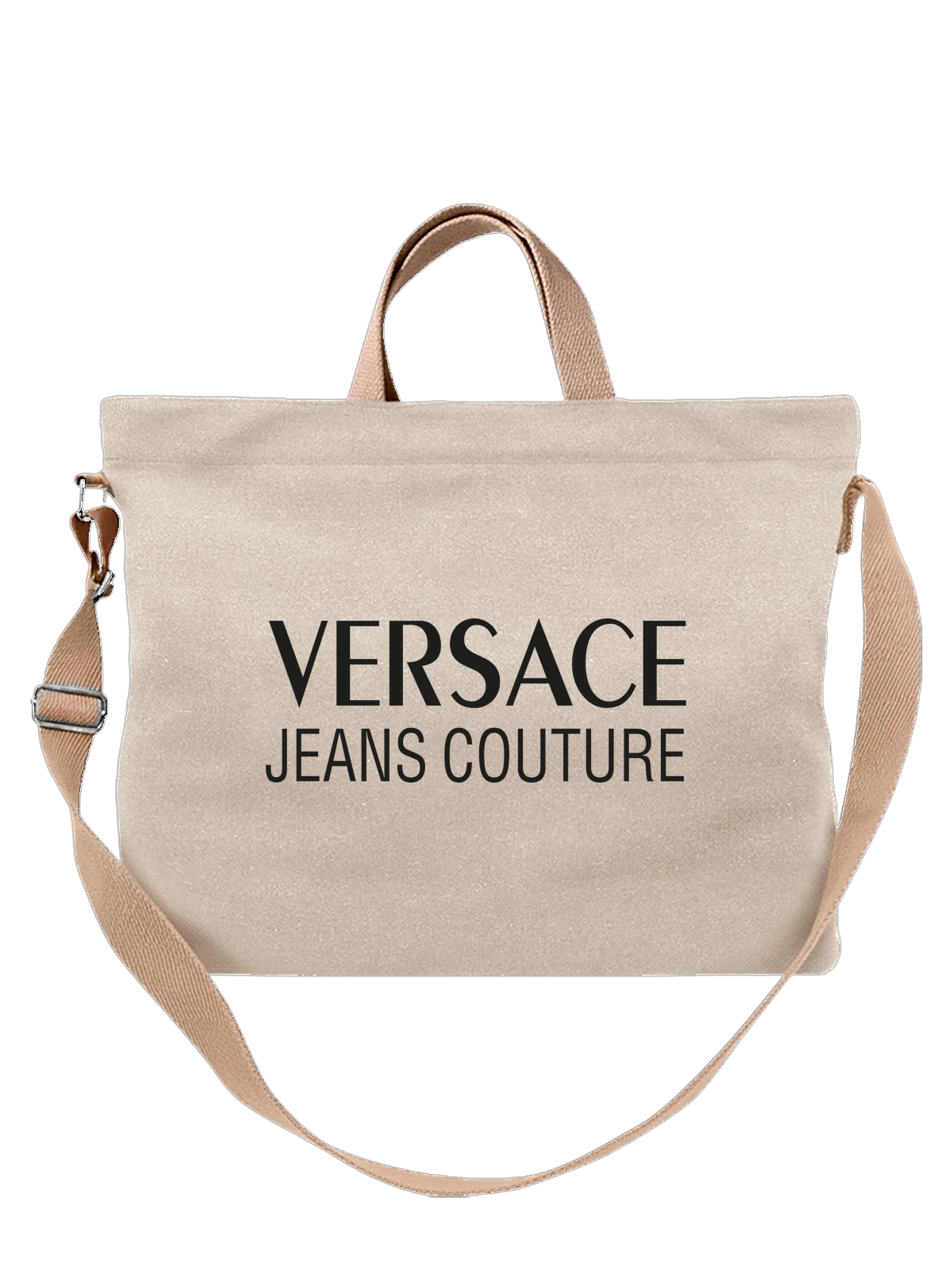 Сумка Versace белая с принтом — монохромный принт — Белая, фото 1
