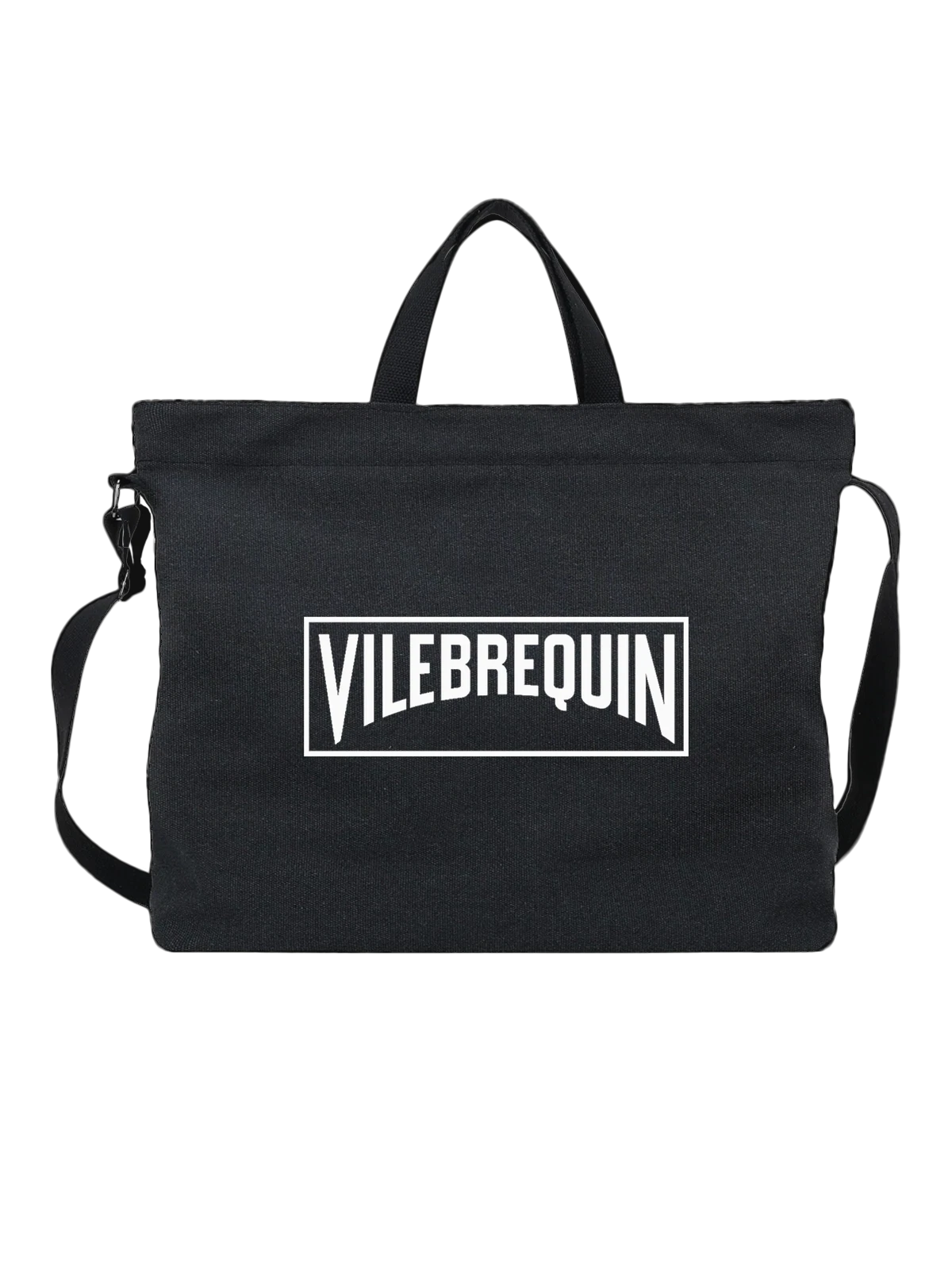 Сумка Vilebrequin чёрная с принтом — сен-тропе и море — Чёрная, фото 1