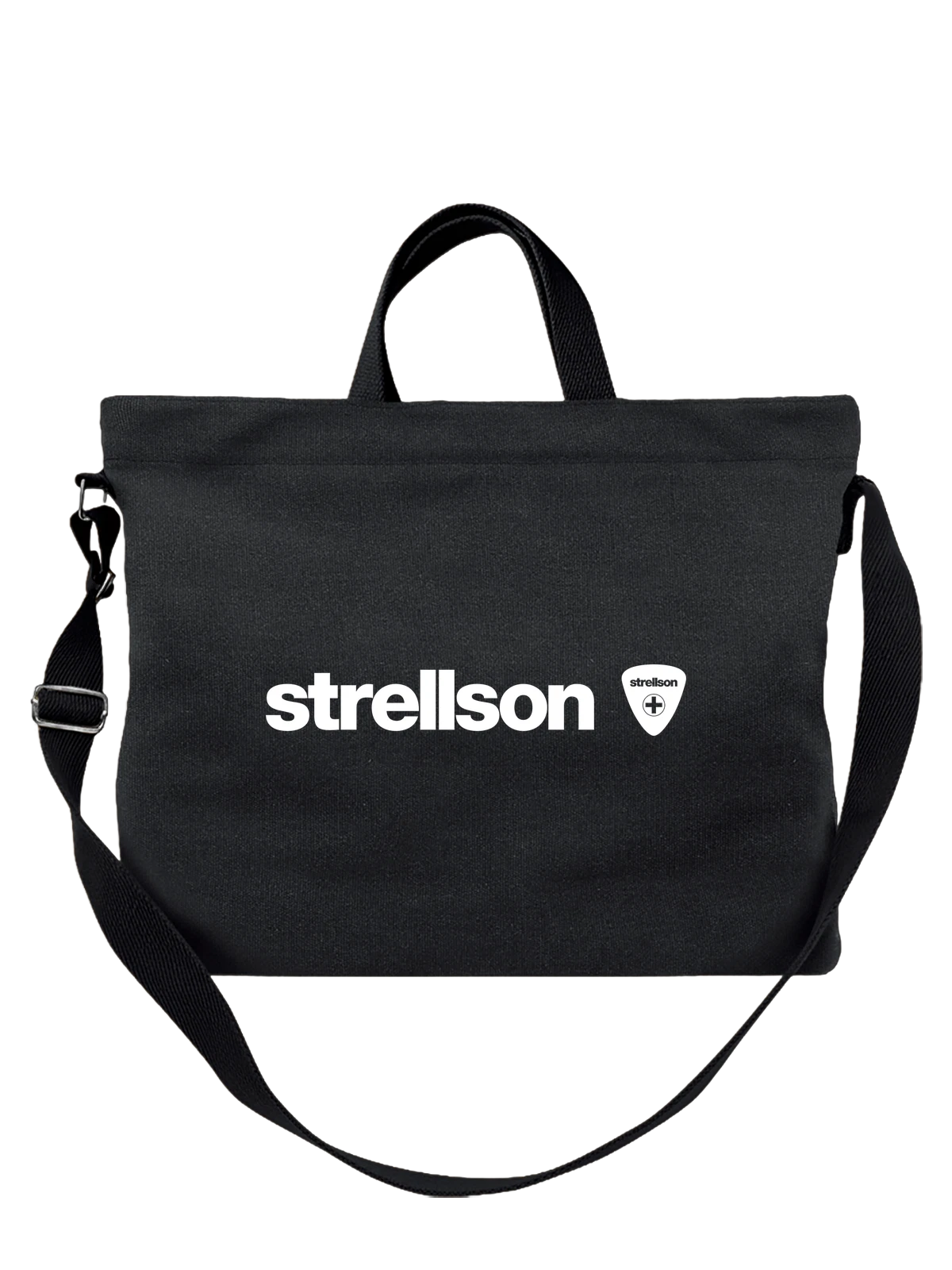 Сумка Strellson чёрная с принтом — современная айдентика — Чёрная, фото 1