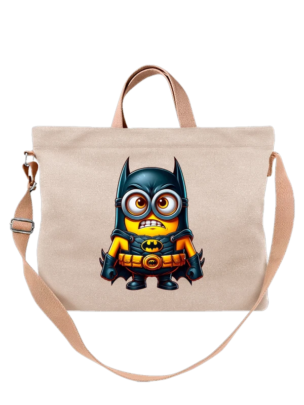 Сумка с Миньоном Minion Бэтменом Batman — Белая, фото 1