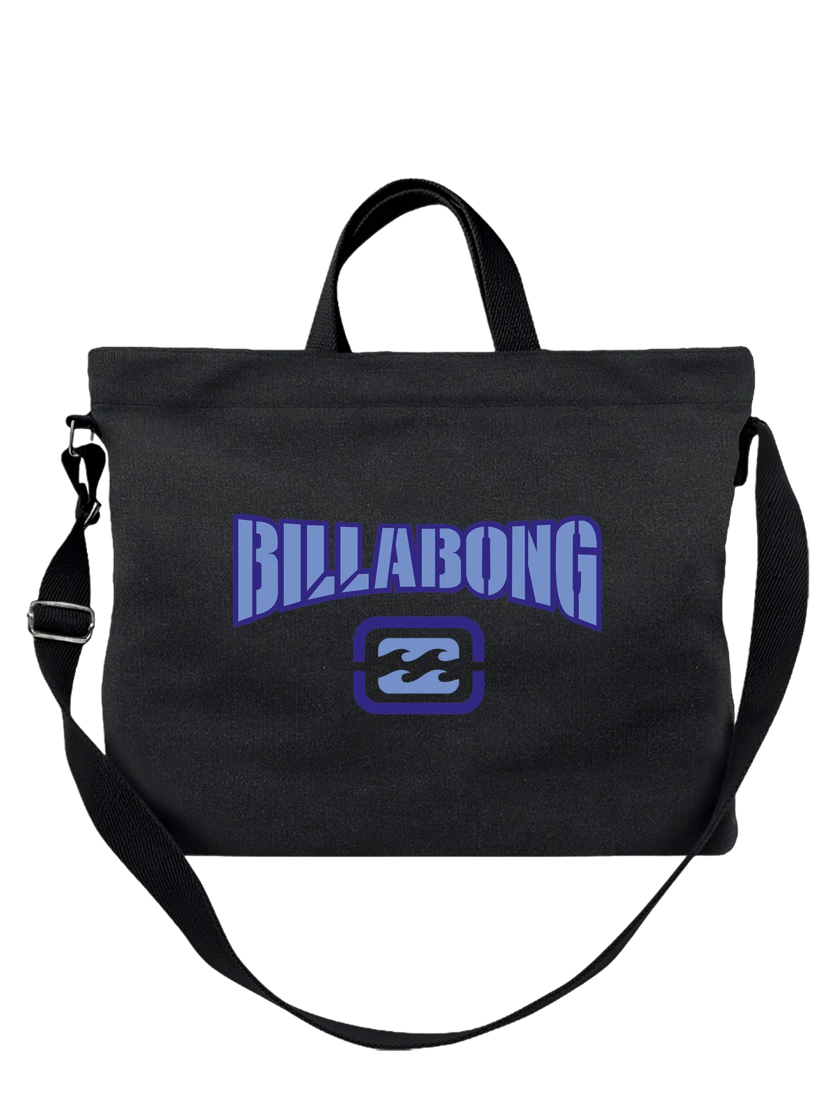Сумка Billabong чёрная с принтом — серфбординг и пляж — Чёрная, фото 1