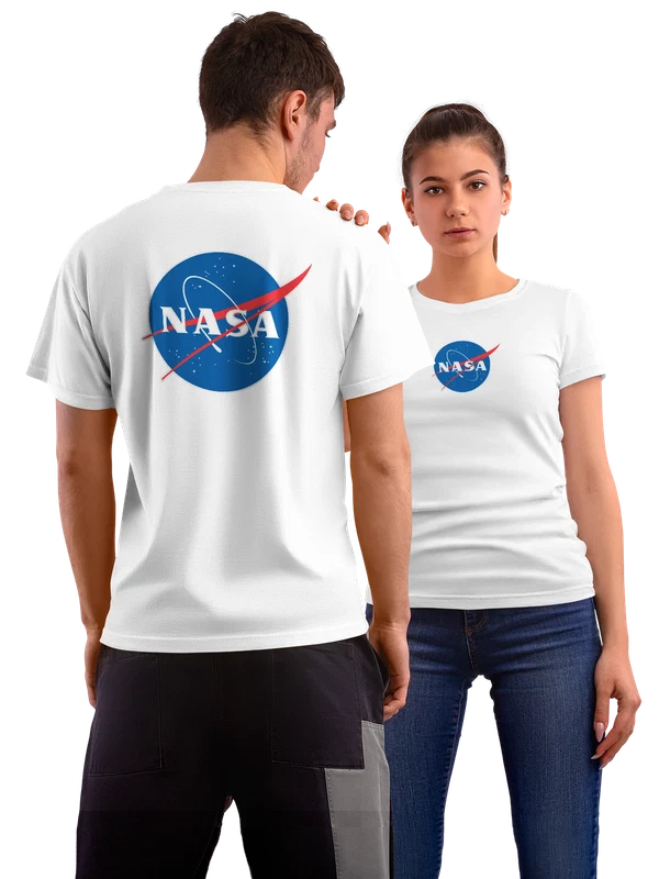 Футболка Nasa — Белая, фото 1