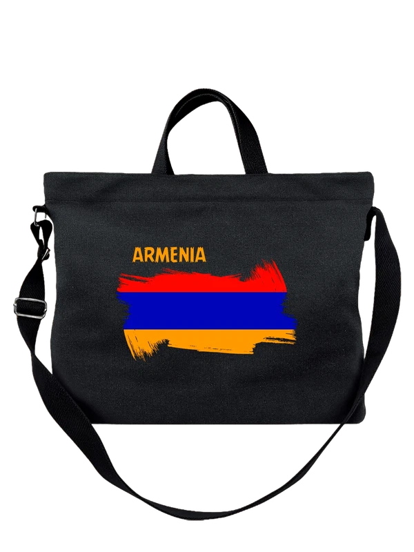 Сумка флаг Армении Armenia — Чёрная, фото 1