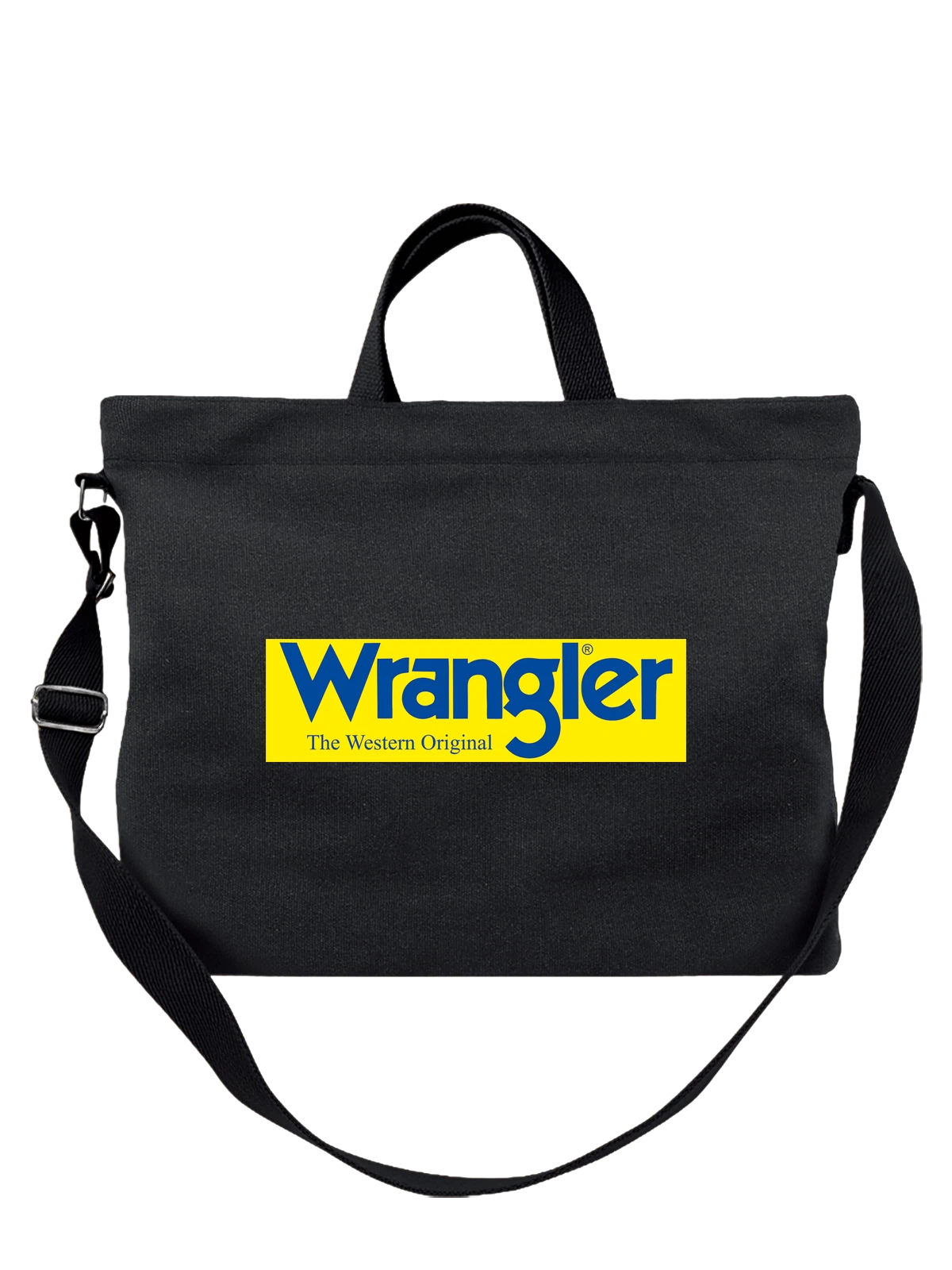 Сумка Wrangler чёрная с принтом — ковбойская одежда — Чёрная, фото 1