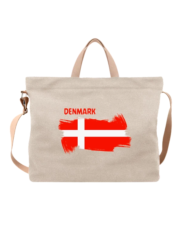 Сумка флаг Дании Denmark — Белая, фото 1