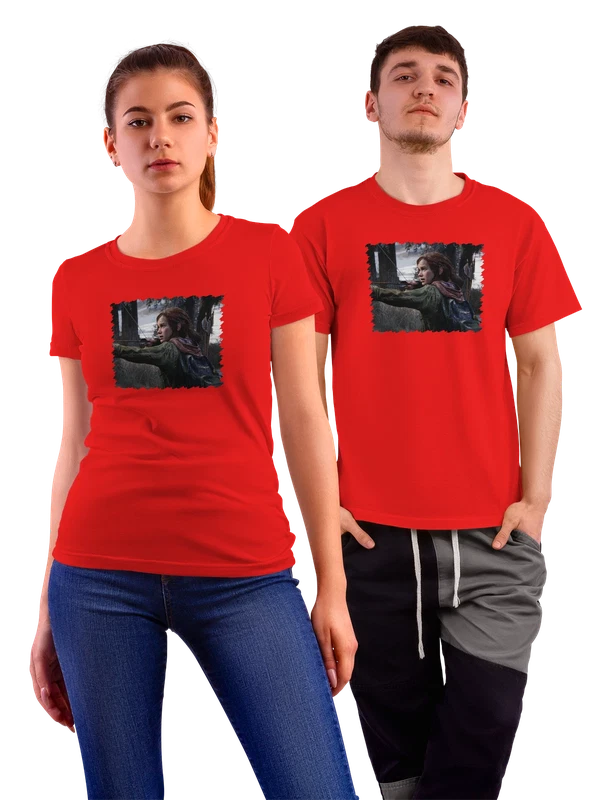 Футболка Игра The Last of Us Part 1 Ellie Williams — Красная, фото 1