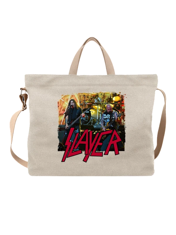 Сумка Группа Slayer Слеер — Белая, фото 1