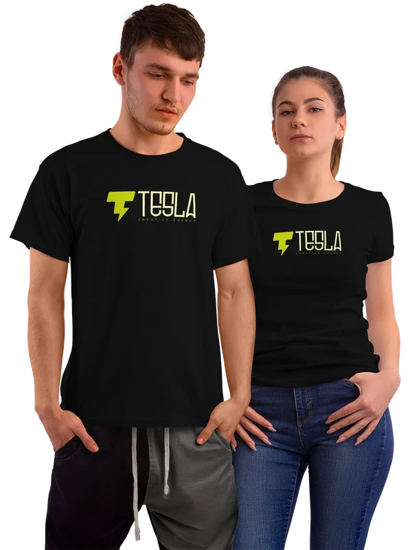 Футболка Tesla — Чёрная, фото 1